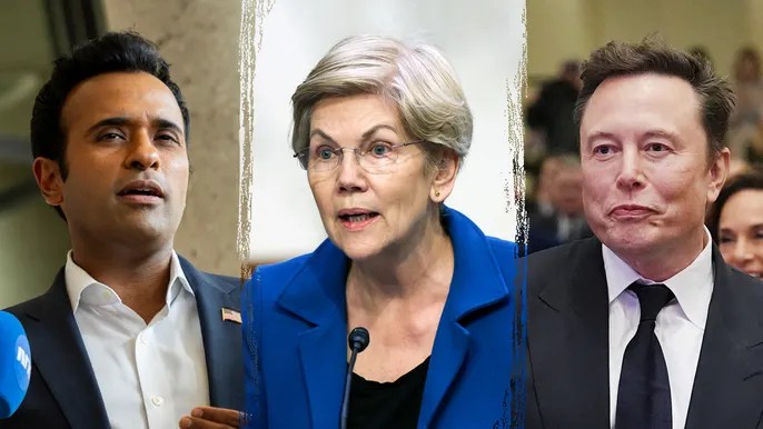 Elizabeth Warren gets sarcastic after Trump taps Musk, Ramaswamy for DOGE: ‘Yeah, this seems REALLY efficient’