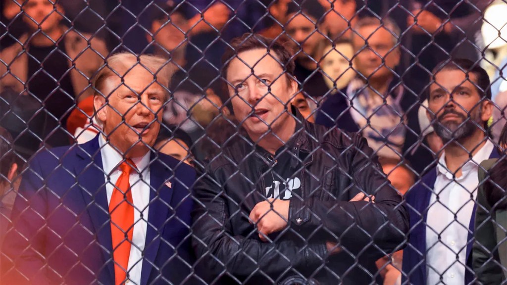 Trump flanked by top allies, cabinet picks at UFC 309: ‘USA,&nbsp;USA’