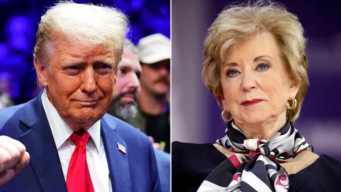 Trump taps former WWE CEO Linda McMahon to serve as education&nbsp;secretary