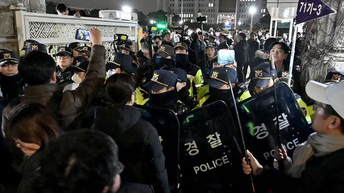South Korean president declares martial law in move against opposition&nbsp;party