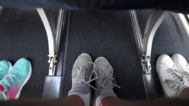 Flight passenger sparks debate about ‘manspreading’ on planes after fellow flyer rests foot in her&nbsp;space