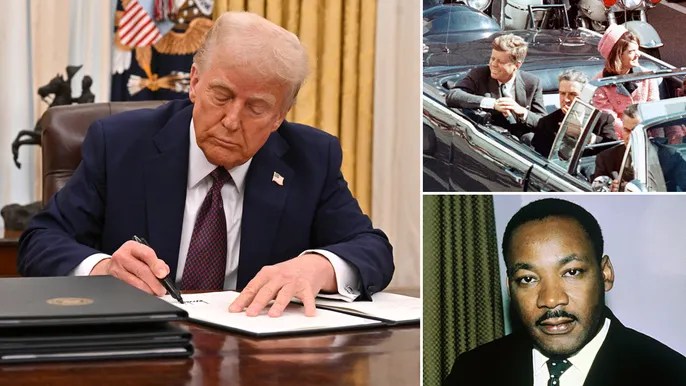 Trump signs order to declassify files on JFK, MLK&nbsp;assassinations