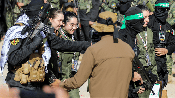 Hamas releases 4 female hostages as part of Israel ceasefire&nbsp;deal