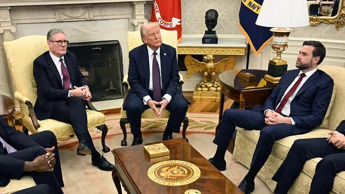 JD Vance spars with British prime minister over free speech censorship during Oval Office&nbsp;meeting