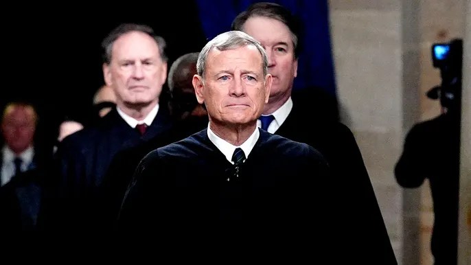 Trump-aligned group sues Chief Justice John Roberts in effort to restrict power of the&nbsp;courts
