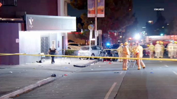 Driver plows through Los Angeles crowd, injuring 30&nbsp;people