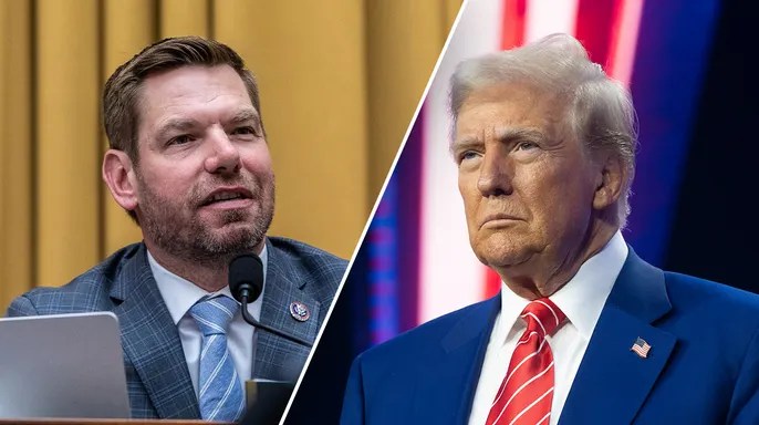 Eric Swalwell says military can be a ‘check’ on Donald Trump to ‘save&nbsp;us’