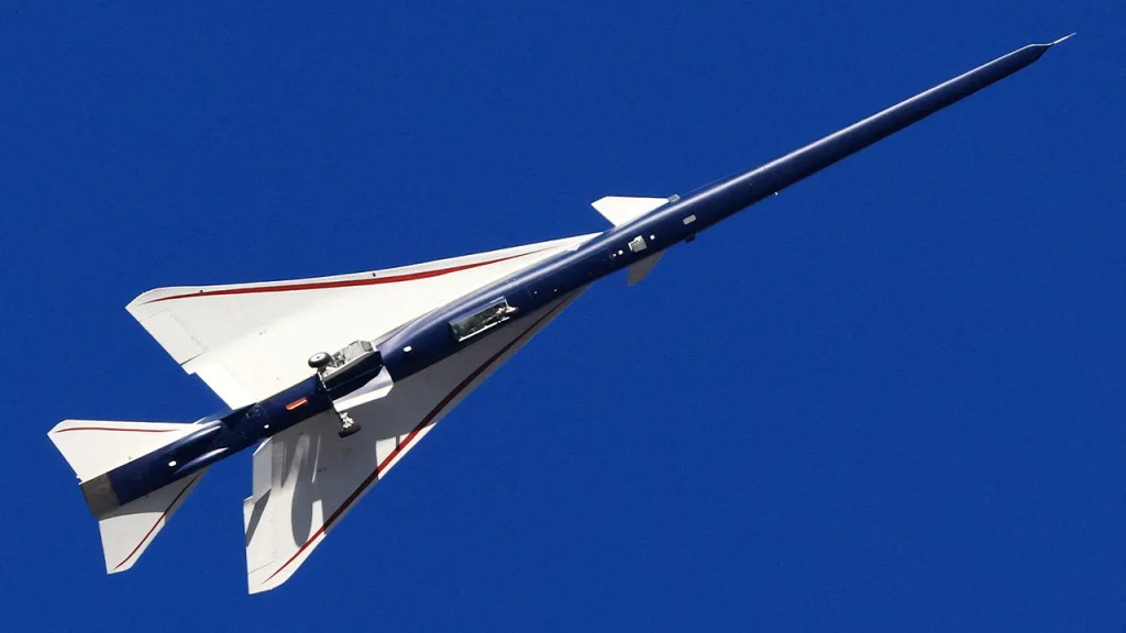 NASA’s ‘quiet’ supersonic jet completes first flight in potential breakthrough for commercial air&nbsp;travel