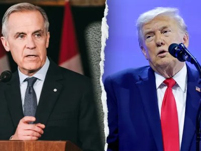 Trump warns Canada of 100% tariffs if it becomes China’s ‘drop off port’ with new potential trade&nbsp;deal