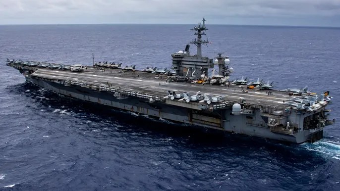 USS Abraham Lincoln Aircraft Carrier Strike Group makes move amid threat from&nbsp;Iran