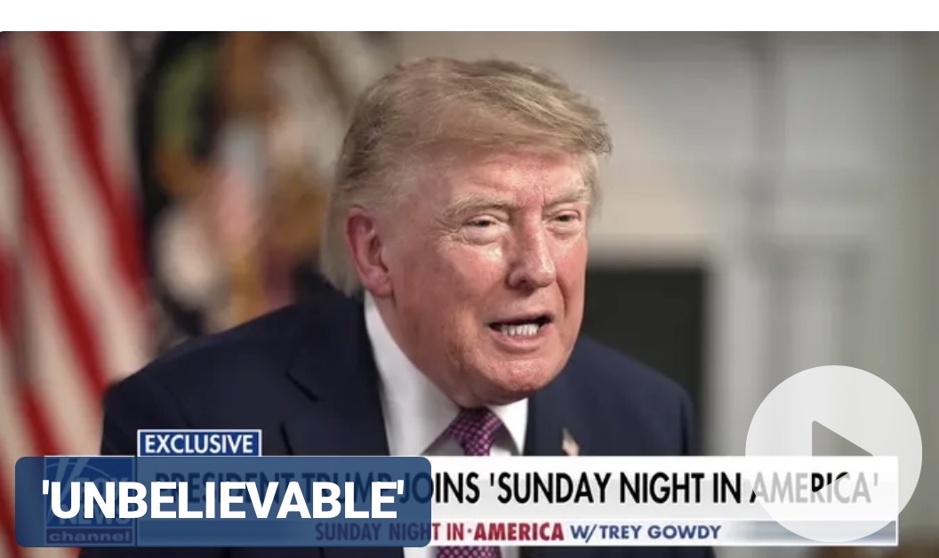 President Donald Trump joins ‘Sunday Night in America’ host Trey Gowdy to reflect on his presidency and discuss the 2026 midterm elections and the war in Iran.